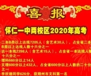 喜報(bào)！懷仁一中兩校區(qū)2020年高考喜報(bào)