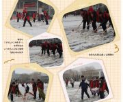 懷仁市云東中學(xué)組織學(xué)生進行清掃校園積雪活動
